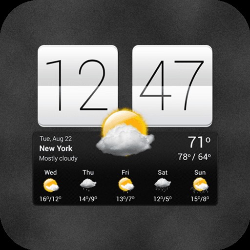 Sense V2 Flip Clock &amp; Weather APK